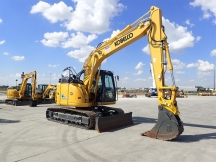 2018 Kobelco SK140SRLC-5 w/Pushblade/Rubber Pads